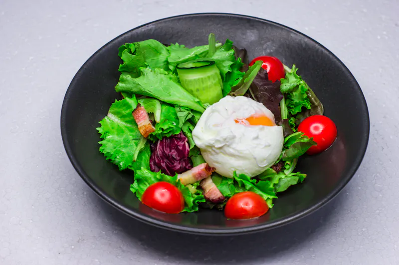Fresh Garden Salad with vegetables